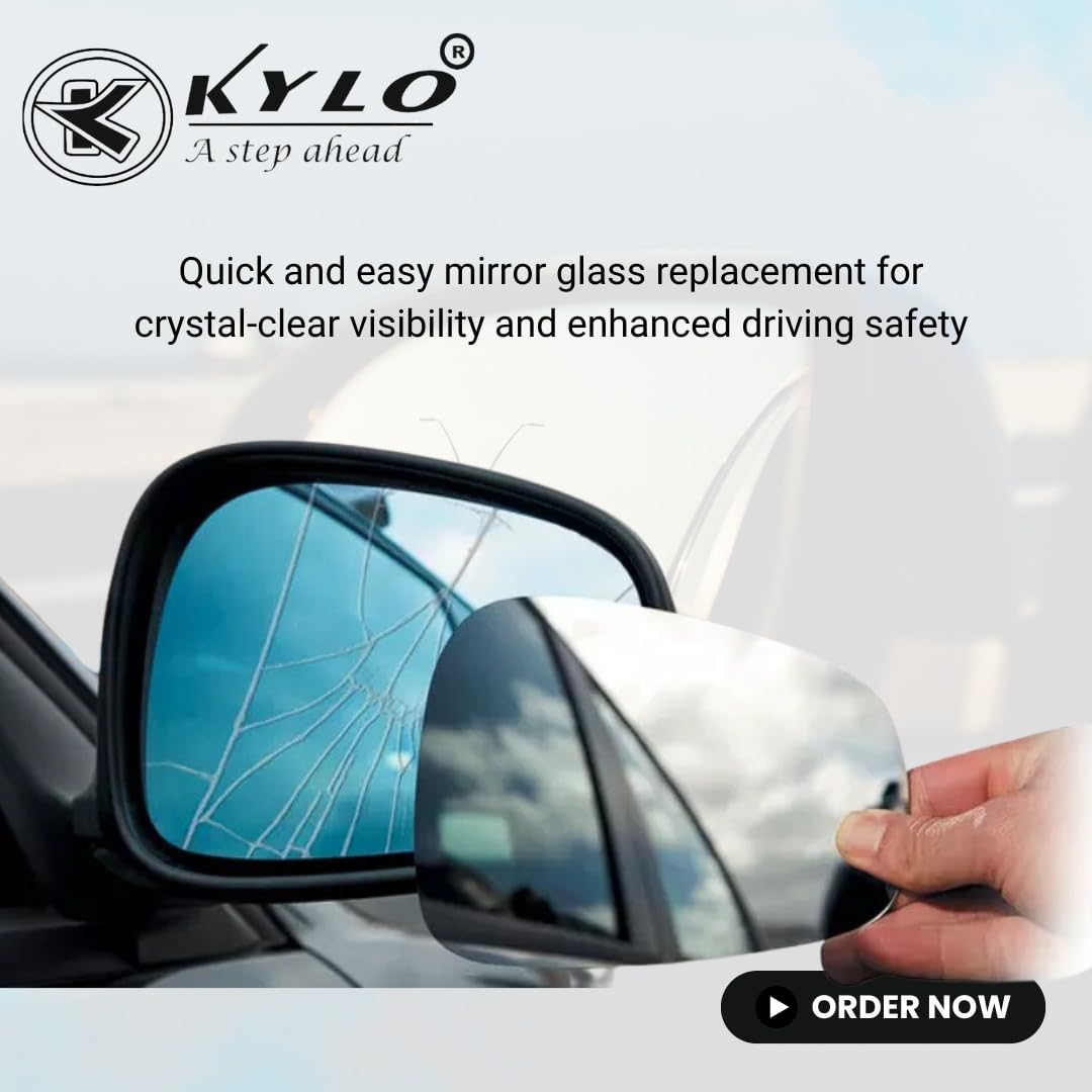 Kylo I-20 3rd Gen (2020-Present) Driver Side (Right Side) Car Side Mirror Glass/Tukdi/Sub Mirror Plate - Image 3 thumbnail