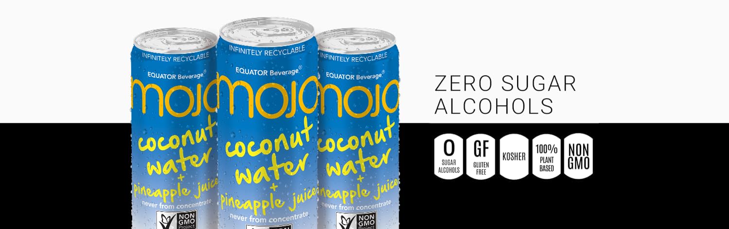 Amazon.com : MOJO Coconut Water + Pineapple Juice | Hydration