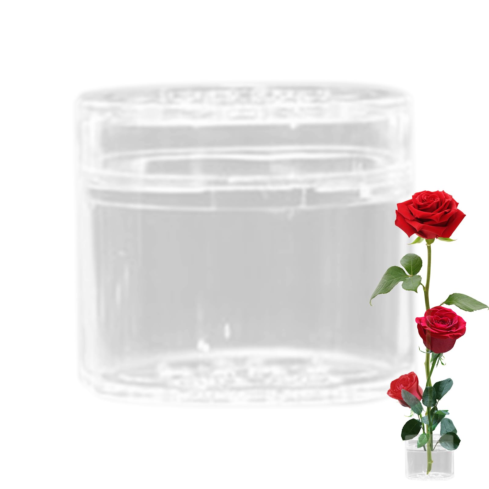 Porta Stelo Per Fiori In Acrilico - Supporto Per Vasi, 9 O 19 Fori, Trasparente