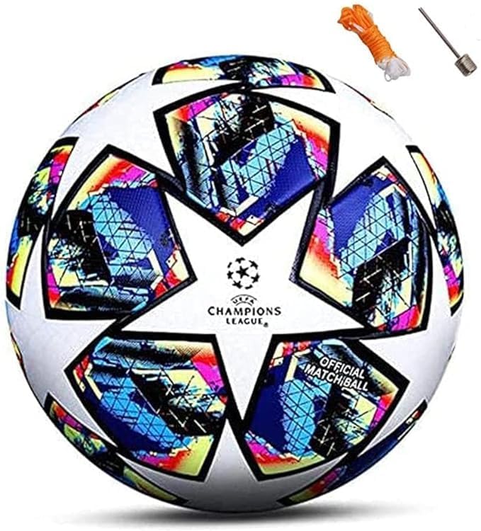 Miniatura 2 de Kiehiu 2021 Champions League Football Fans Memorabilia Soccer Regular No. 4 Regalo de cumpleaños, talla 4