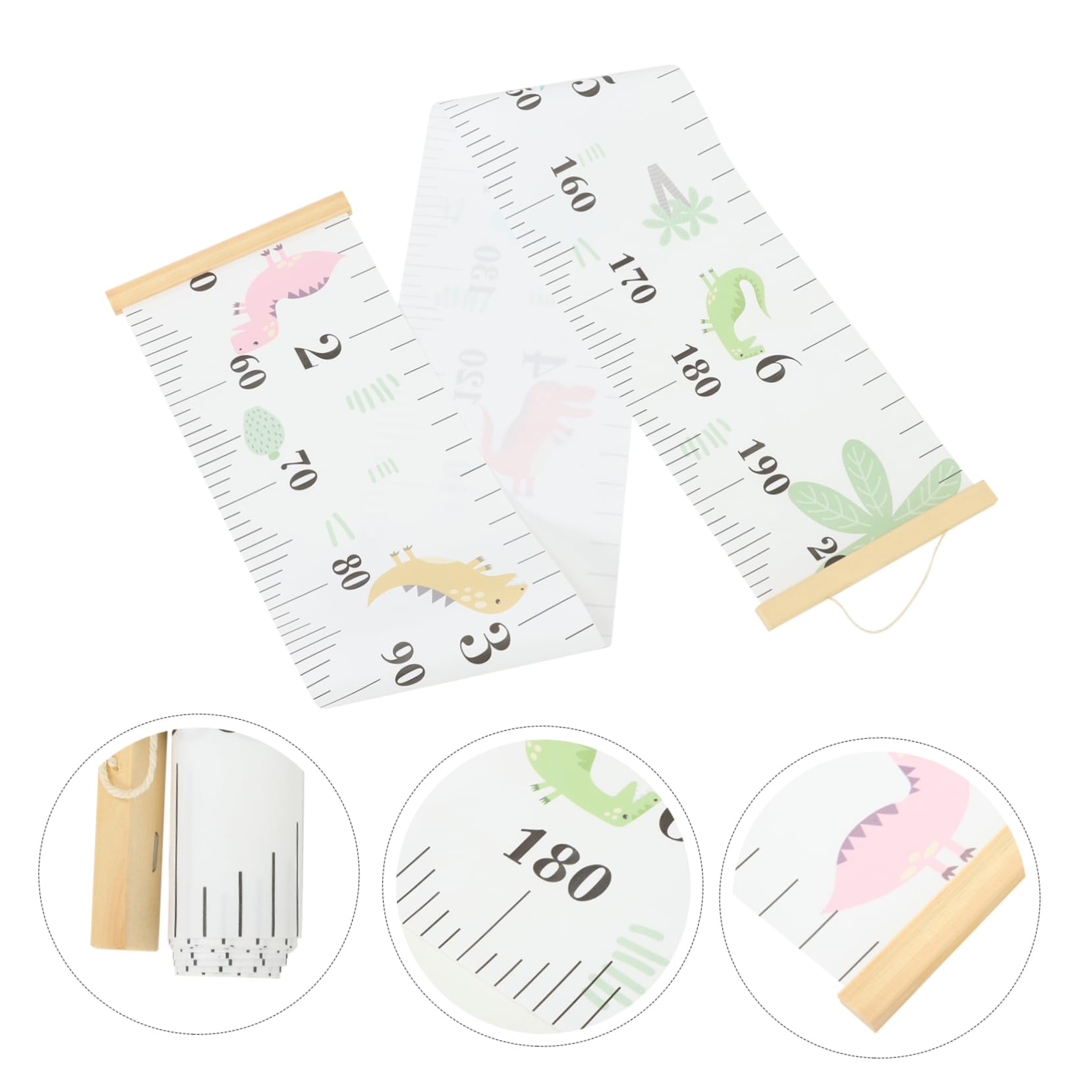 ERINGOGO 3piezas Regla De Crecimiento Colgante Para Medidor De Infantil Decorativo Para Pared Diseño De Caricatura Para Habitaciones y Guarderías