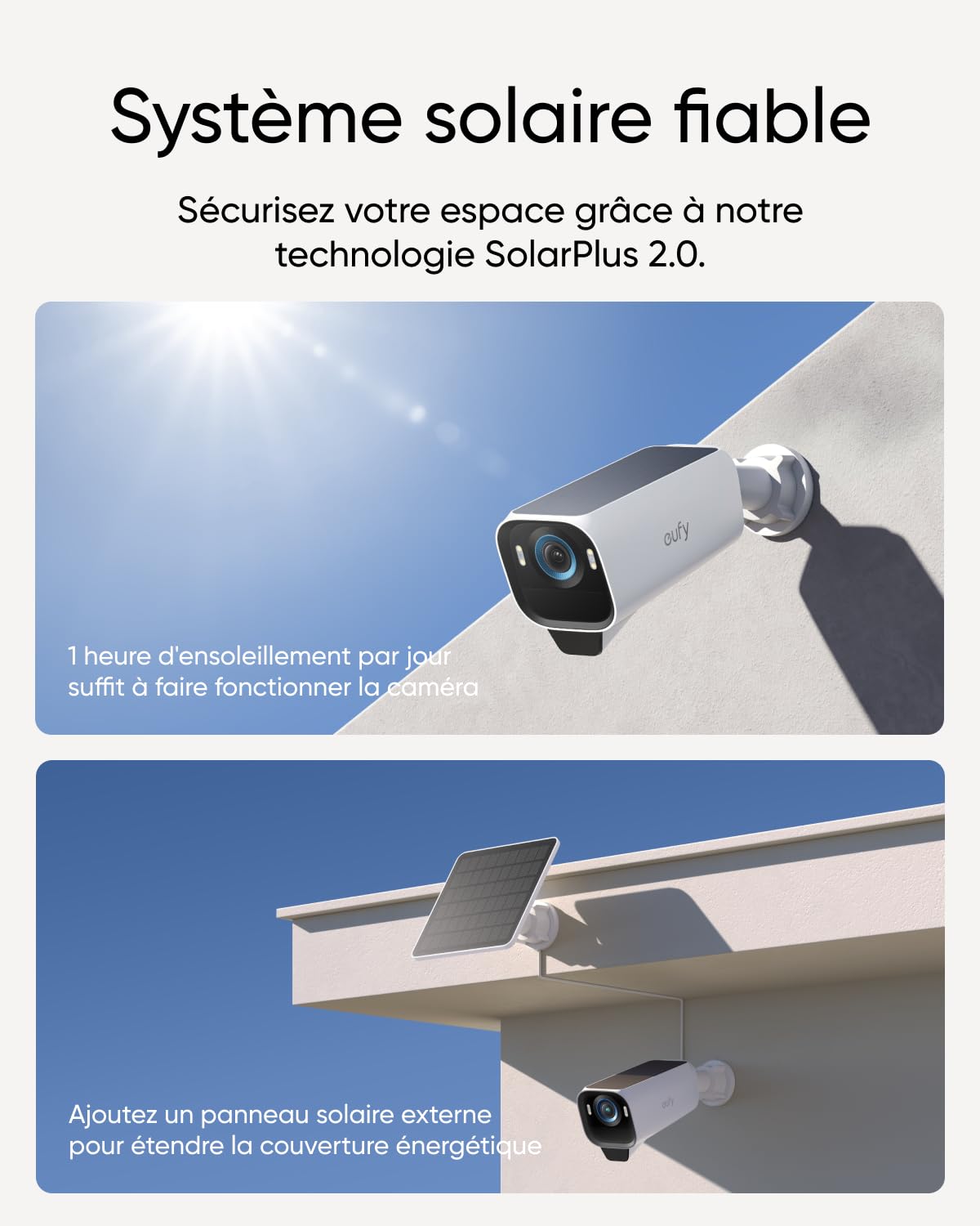 eufy S3 Pro (eufyCam 3 Pro) 4K Caméra Surveillance WiFi extérieur sans Fil