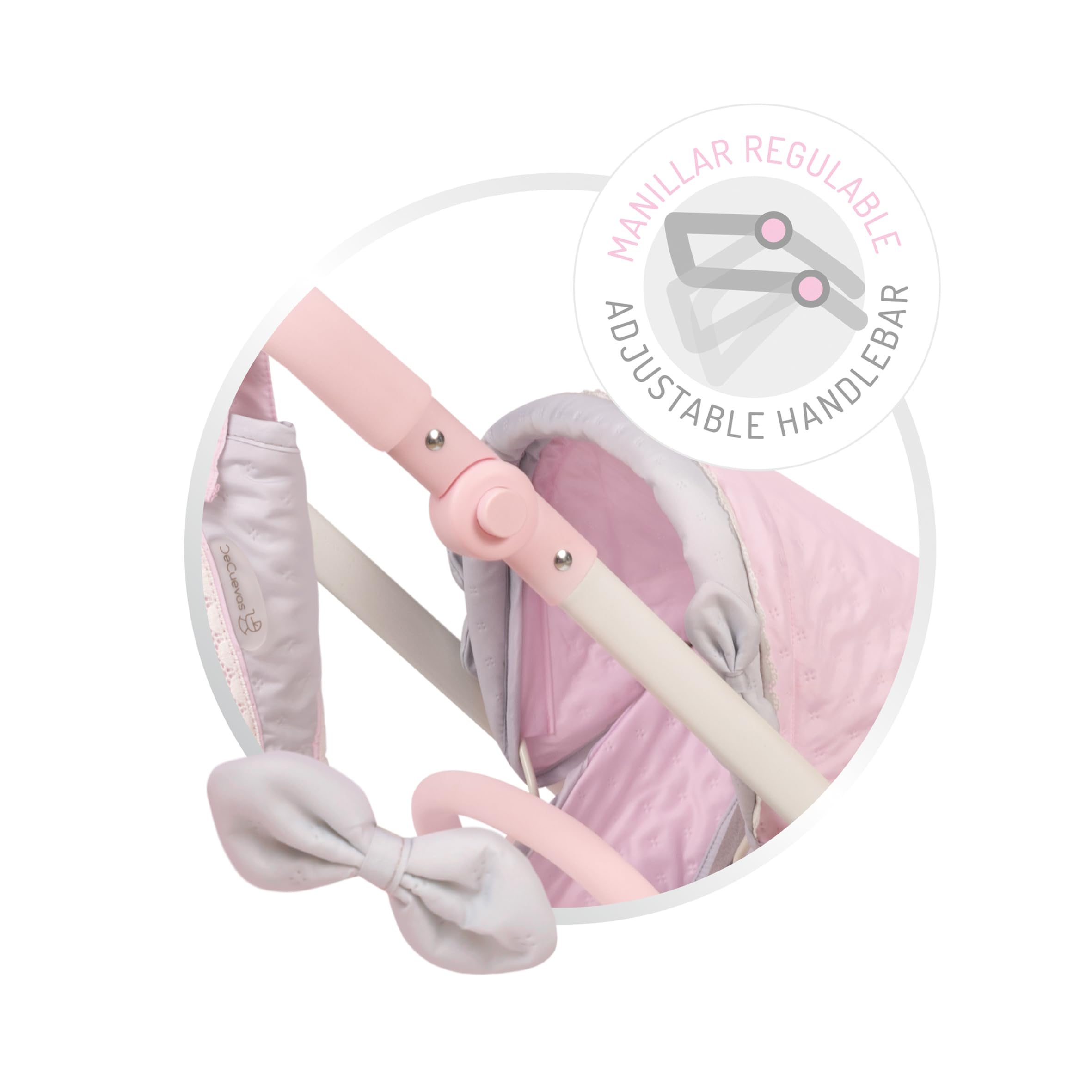 Carro de Muñecas Sophie Silla Gemelar Plegable DeCuevas 90875