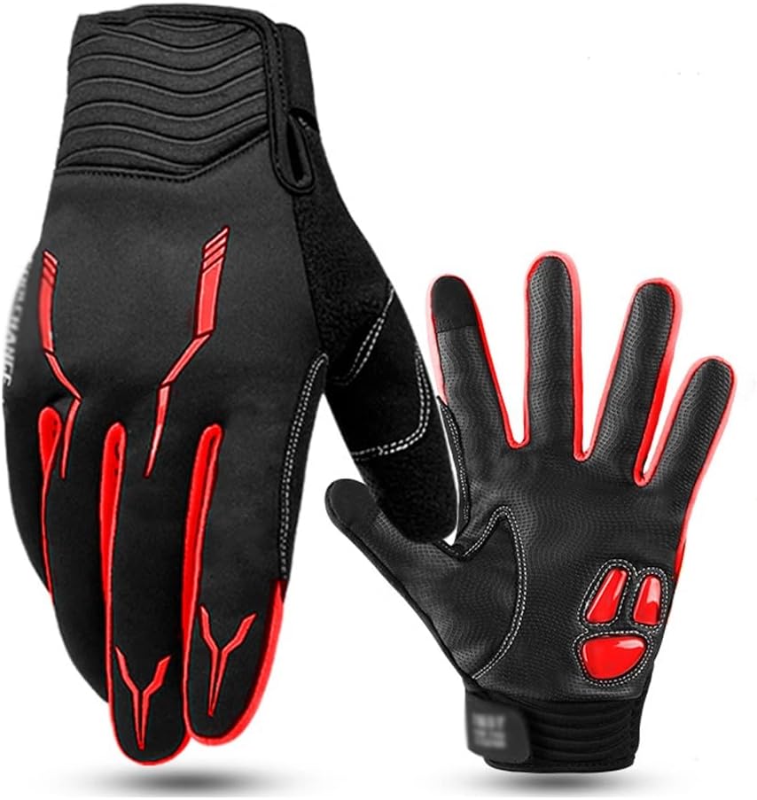 FSHIQPQ タッチスクリーンサイクリング手袋 ゲル滑り止めライディング