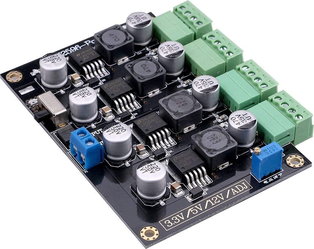 RIDEN DC Buck Converter, 5-40V to 3.3V/5V/12V/ADJ Voltage Regulator, 3A Adjustable, Step Down, LM2596 Chip, Surface Mount, Transformer-image-24
