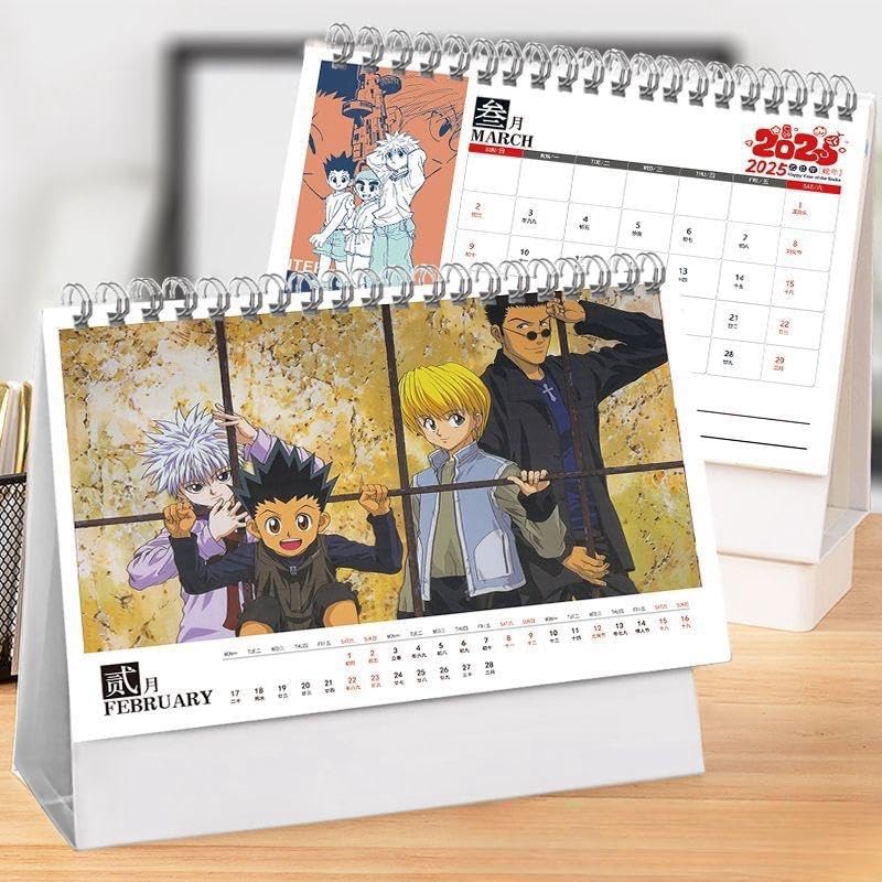 Amazon | ハンター×ハンター 2025年 卓上カレンダー カレンダー