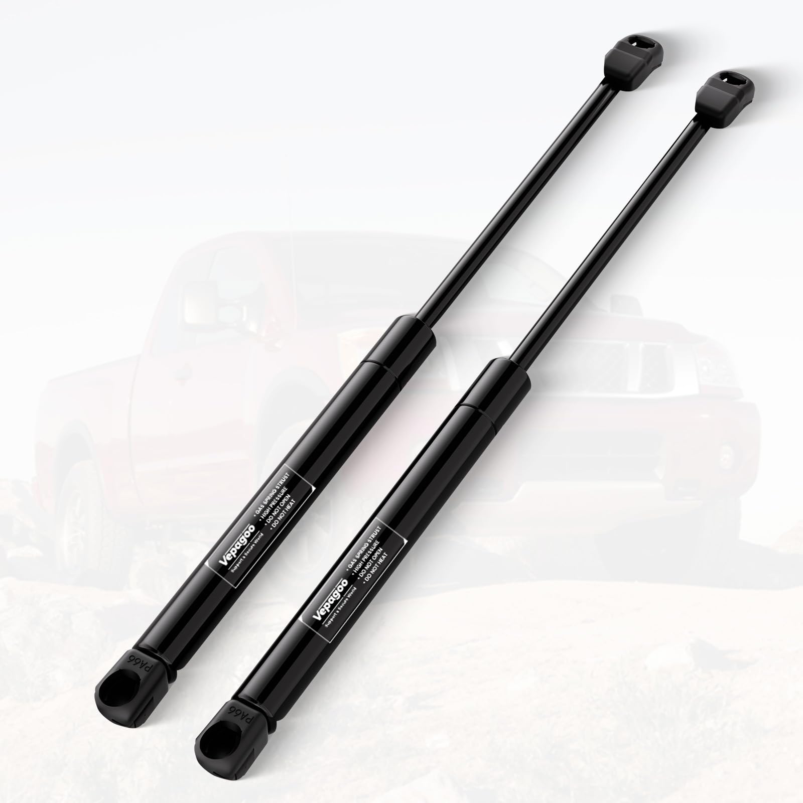 Vepagoo 4182 Front Hood Struts Compatible for 2004-2015 Nissan Titan or 2004 Pathfinder 2005-2015 Nissan Armada Gas Shock Lift Supports Utility/Pickup 4-Door Hood Rods Springs Replacement, 95410,14260