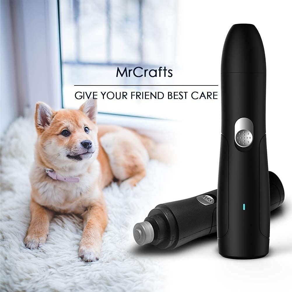 Molinillo de Clavo para Perros - Profesional Recargable eléctrico Recortador de Clavos para Mascotas Patas sin Dolor Grooming y alisado USB Recargable para pequeños Perros Grandes y Gatos