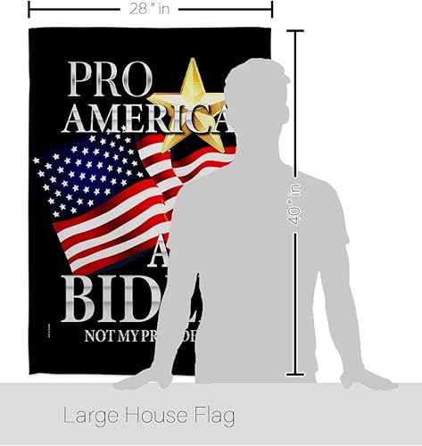 Miniatura 2 de FJB Flag Pro America - Paquete de bandera anti-Biden House de Estados Unidos, presidente político demócrata, fiesta de té republicana de Estados