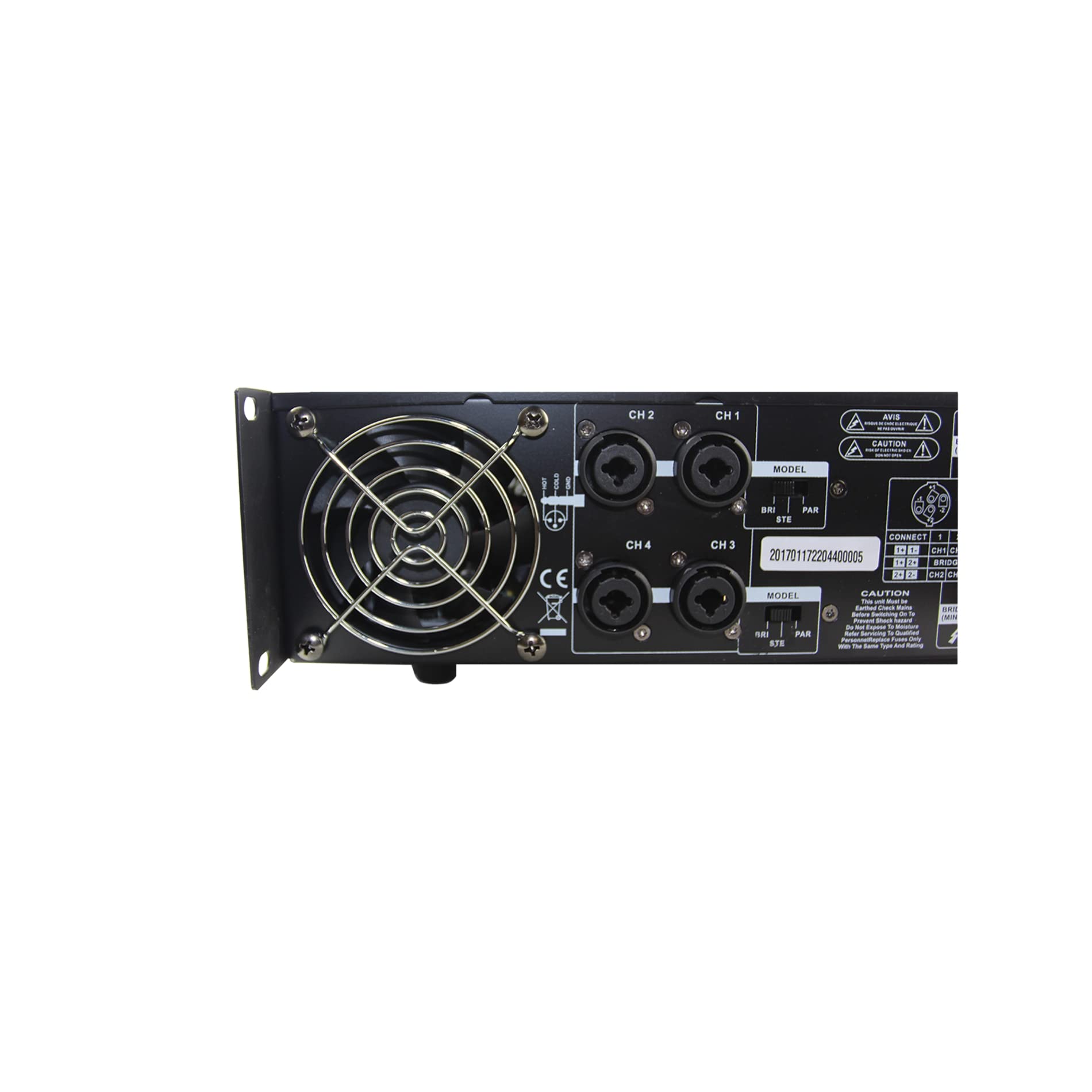 QUAD 150D 4x150W RMS 4 Ohms Amplificateur Multicanaux