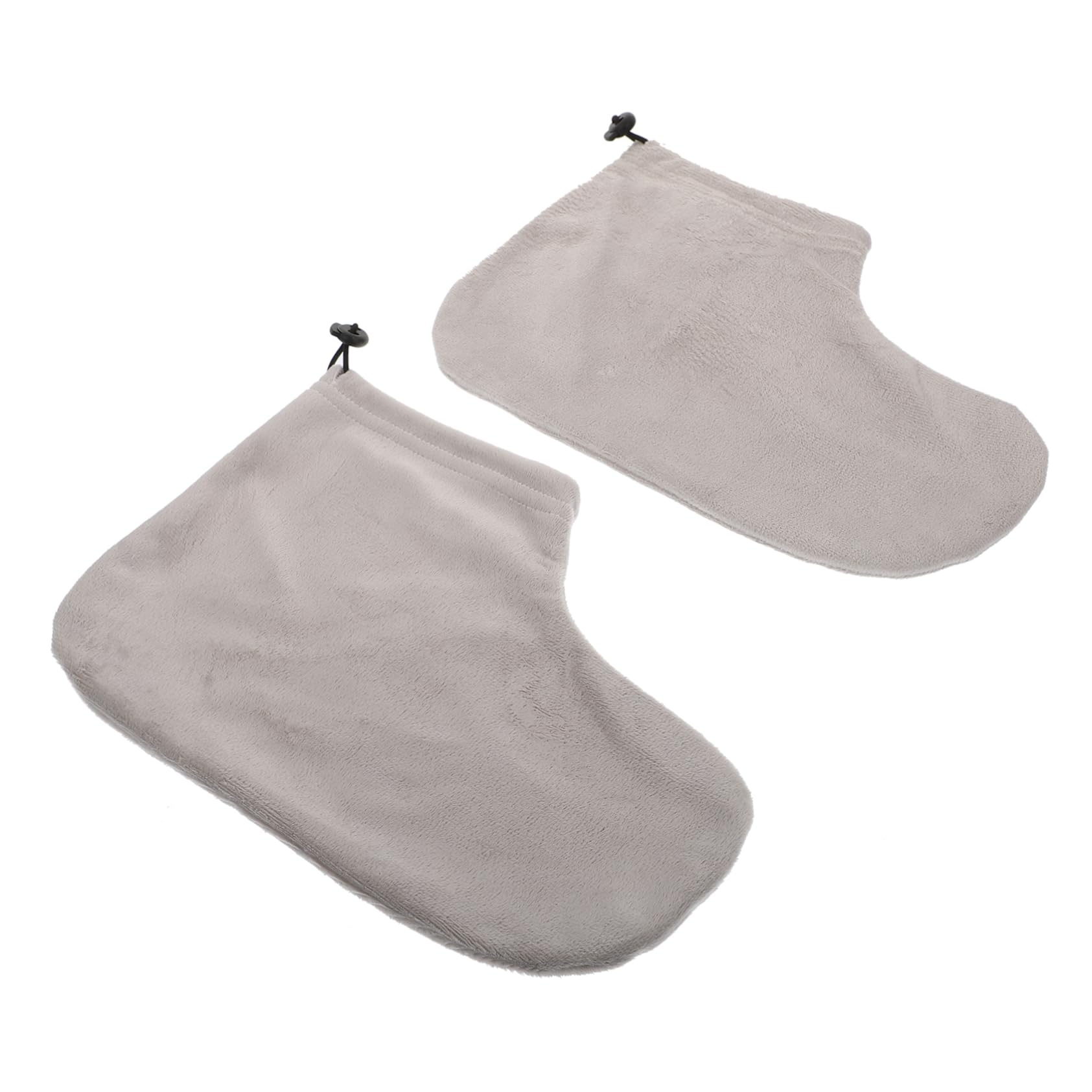 1 Pair Boots Moisturizing Socks Simple Heated Mittens Feet Spa Socks Paraffin Bath Products Foot Therapy Wrapping Cover Therapy Foot Cover Foot Treatment Wrapping Cover Grey Plush OHPHCALL