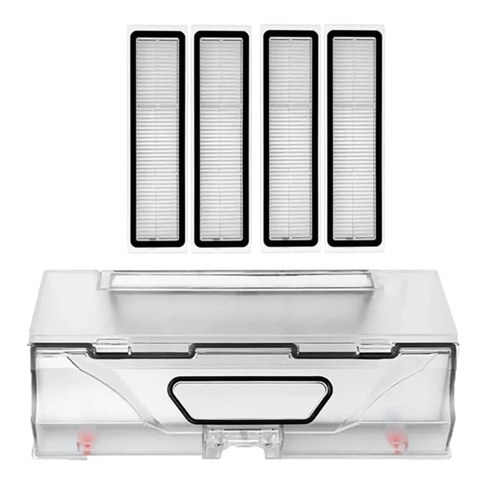 Jodriva robot sweeper dirt tray Dust Box with Filter, for Xiaomi, for Dreame, D9 Robot Vacuum Cleaner Spare Parts Bin Accessories