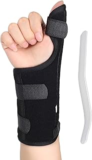 Adjustable Thumb Brace - Thumb Spica Splint for Sprains, Joint discomfort- Lightweight and Breathable - Thumb Stabilizer Provides support to discomfort thumb for Men and Women (Right Hand)