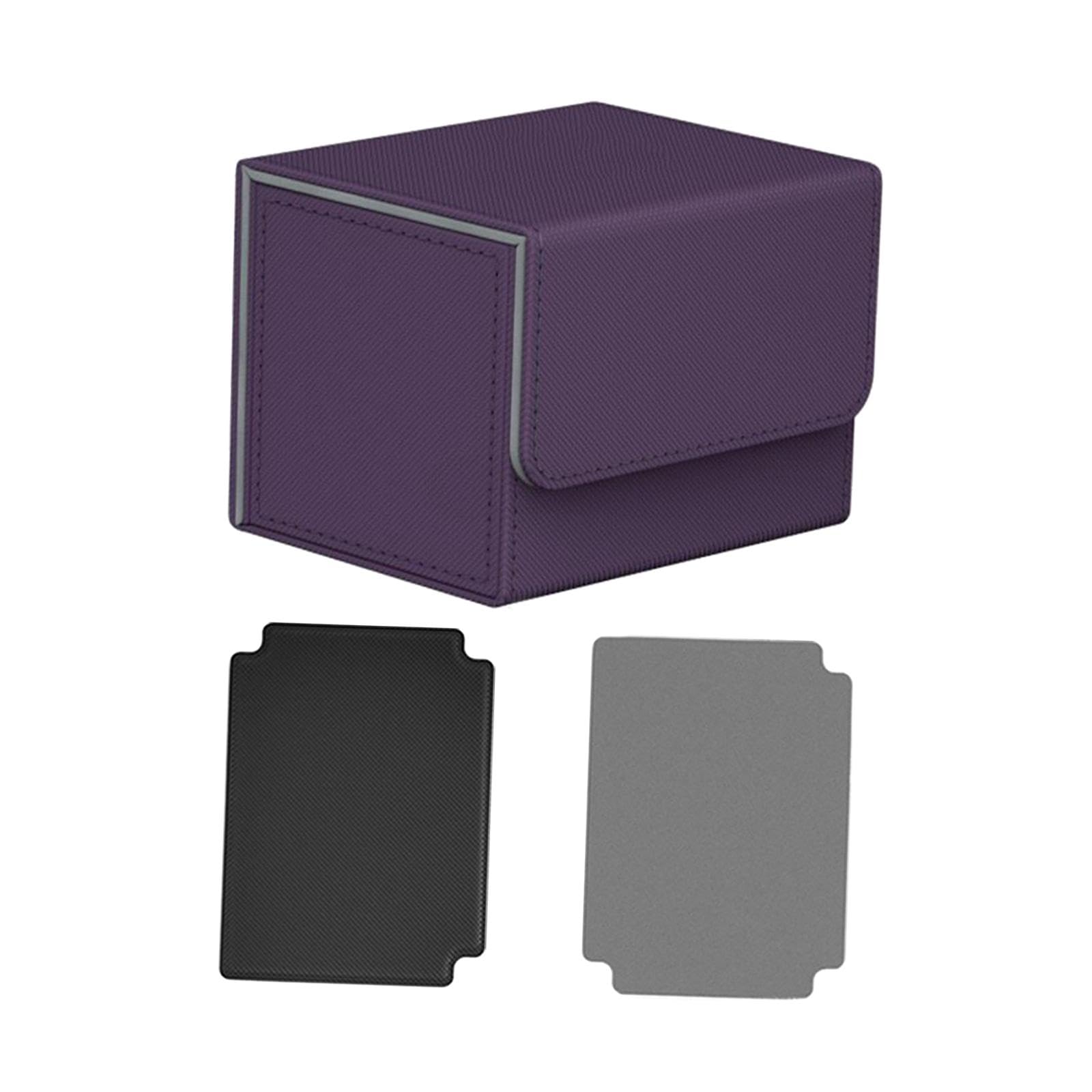 Card Deck Storage Box TCG Card Organization with Magnetic Closure Cards Case Purple Sporting Goods|| Team Sports|| Baseball & Softball|| Equipment Care & Accessories|| Other Accessories