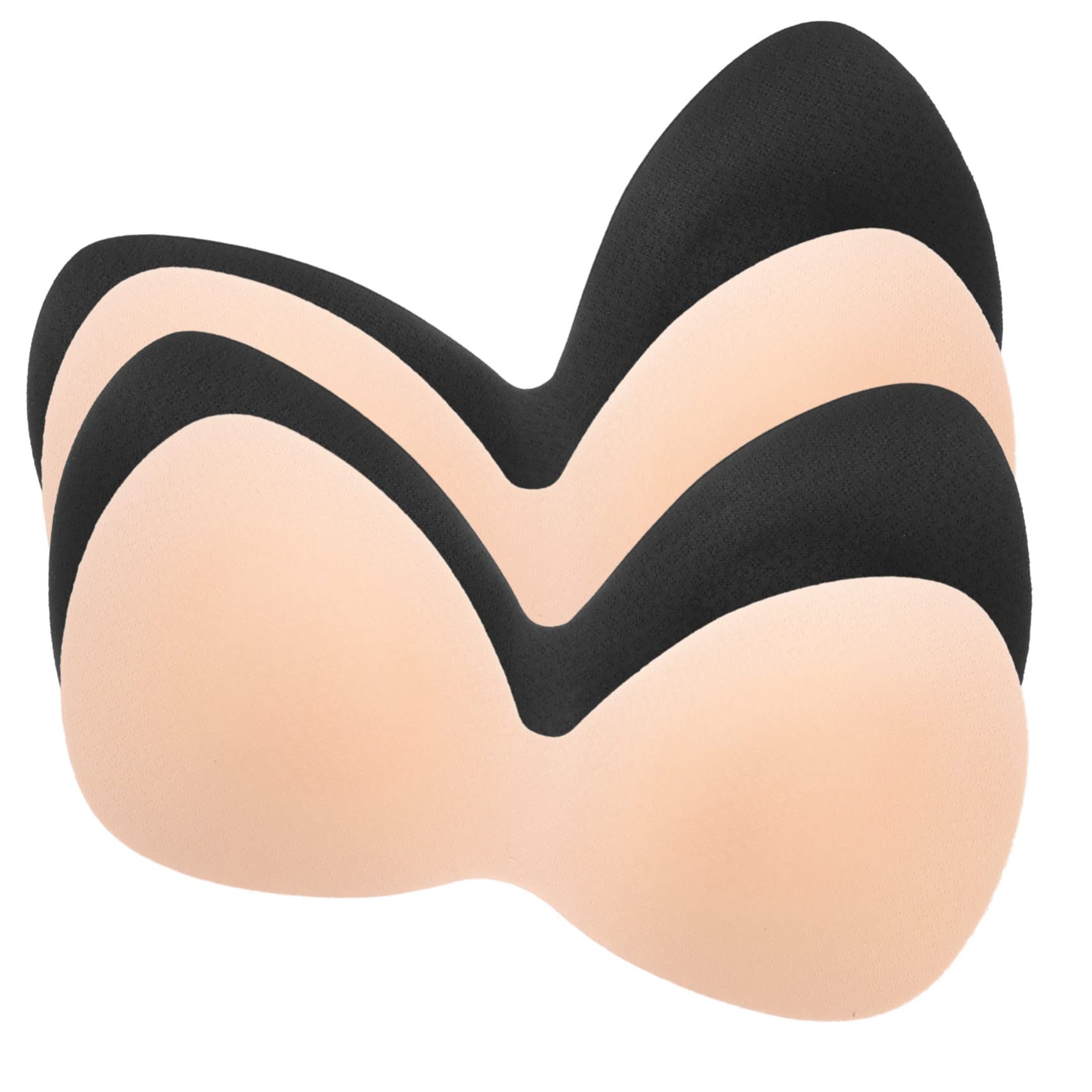 SOIMISS 20piezas Almohadillas De Sujetador Extraíbles Rellenos De Pads Para Sujetadores Deportivos Inserciones Invisibles y Transpirables Color Piel