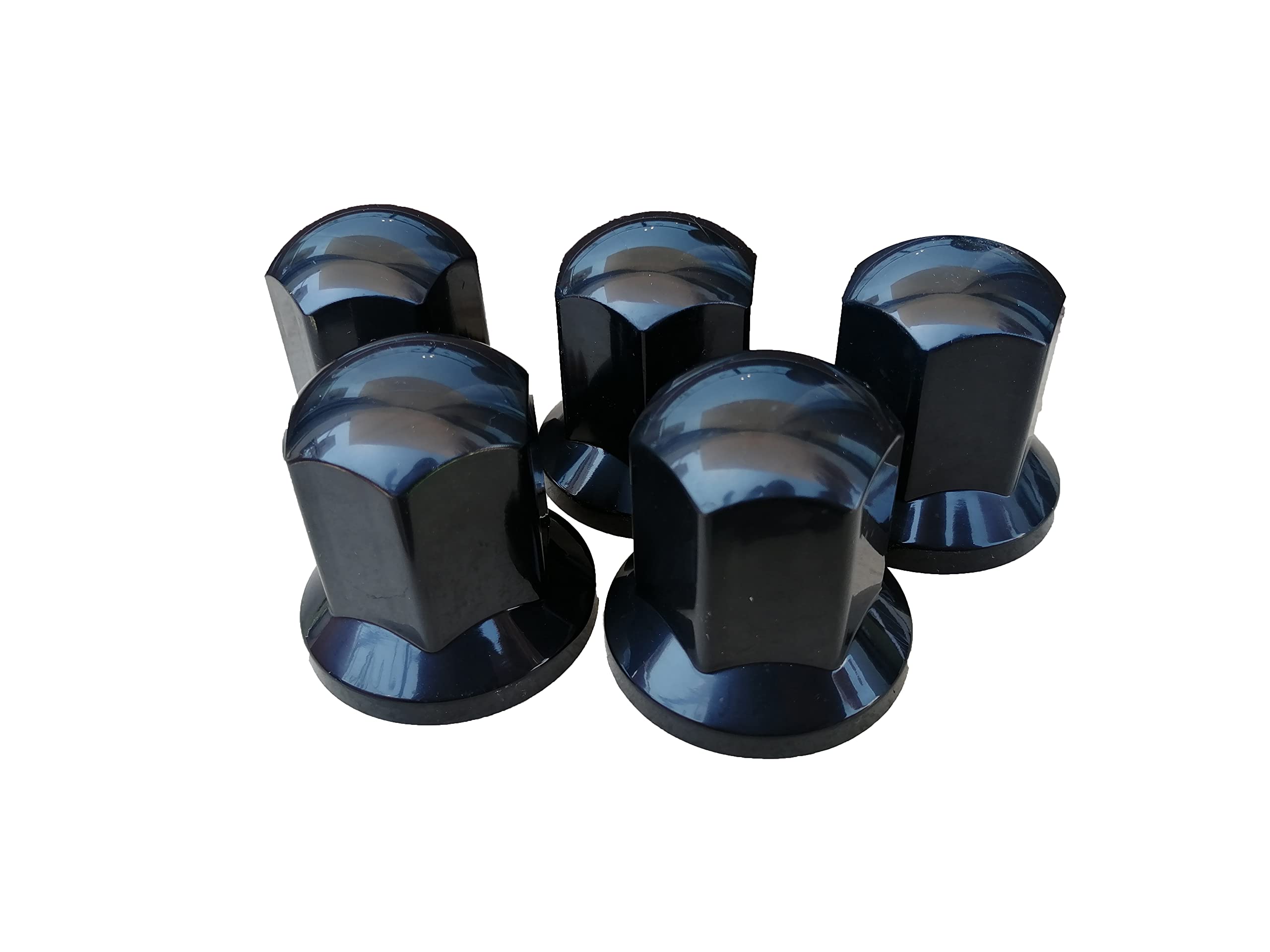 60 pezzi copridadi ruota LUNGHI da 32mm cappucci in plastica nera adatti per camion rimorchio autobus camion auto veicolo LKW