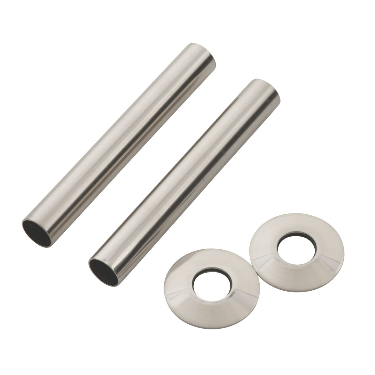 Arroll Brushed Satin Nickel Pipe Shroud Kit Brushed Nickel 130 X 18Mm
