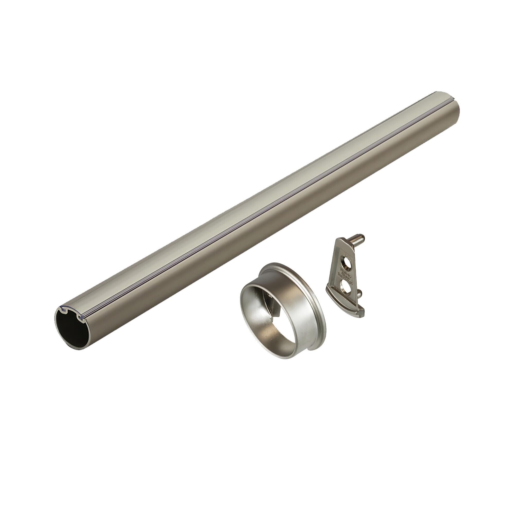 Brixwell QIKE-026 Round Wardrobe Tube with Supports 17 3/4