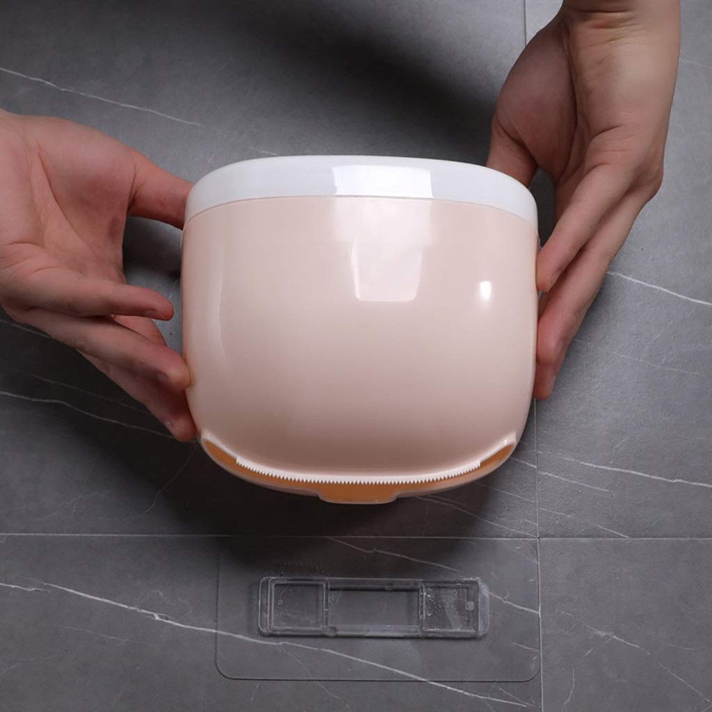 Soporte de Papel higiénico Impermeable, Estante de Almacenamiento for teléfono móvil, Caja dispensadora montada en Pared