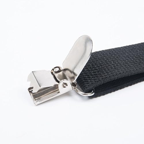 Miniatura 5 de Tirantes elásticos y ajustables de color sólido para niños y niñas