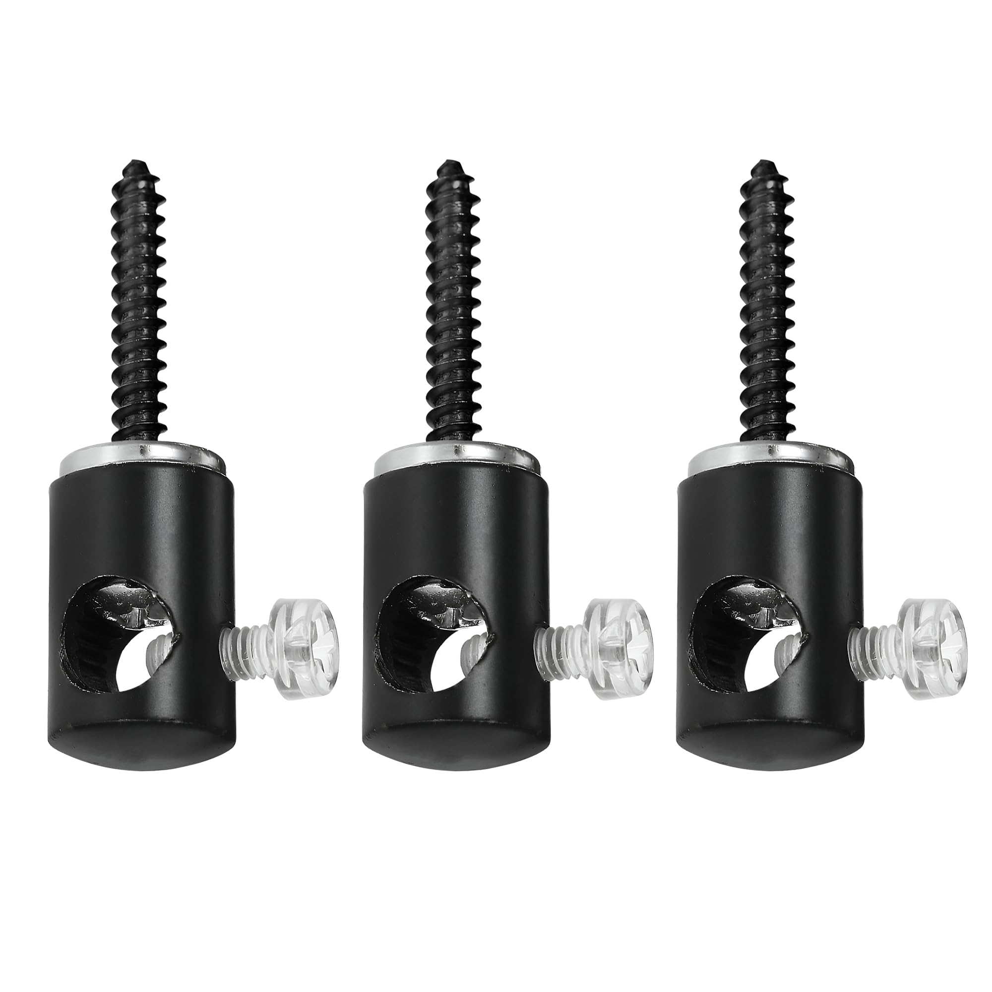 LEDSone Ceiling Swag Hooks 3 Pcs Metal Chandelier Hooks for Hanging Spider Pendant Light, Fabric Wire Cable Fixture with Screws & Pins, Modern Ceiling Light Fixture