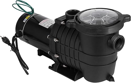 Miniatura 4 de Bomba de piscina 1.5HP 110220V, bomba de piscina de una sola velocidad 1100W, 6500 GPH Bombas de piscina en el suelo para piscinas, spas, jacuzzis,