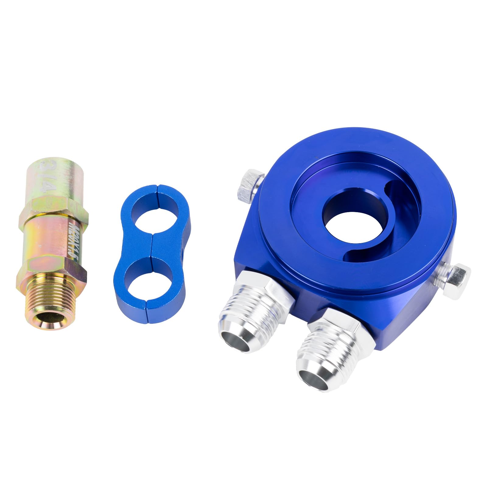 Radiatore olio 19 file AN10 Set di collegamento Raffreddamento aggiuntivo Radiatore olio esterno Raffreddamento motore universale Radiatore acqua Radiatore olio motore