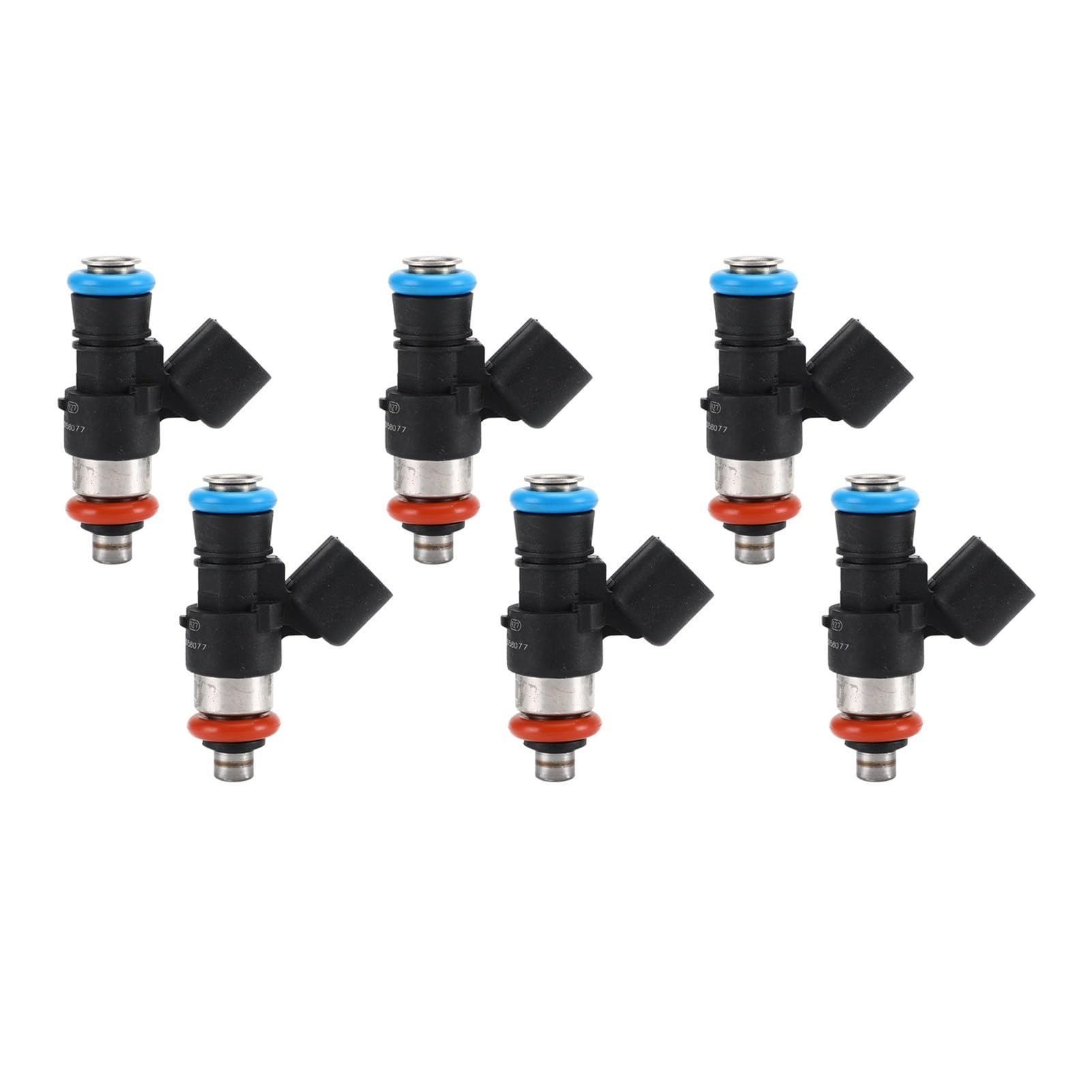 Baoquan One Color Car Fuel Injectors 6Pcs Fuel Injectors 0280158077 For Fusion For Mazda 6 Cx9