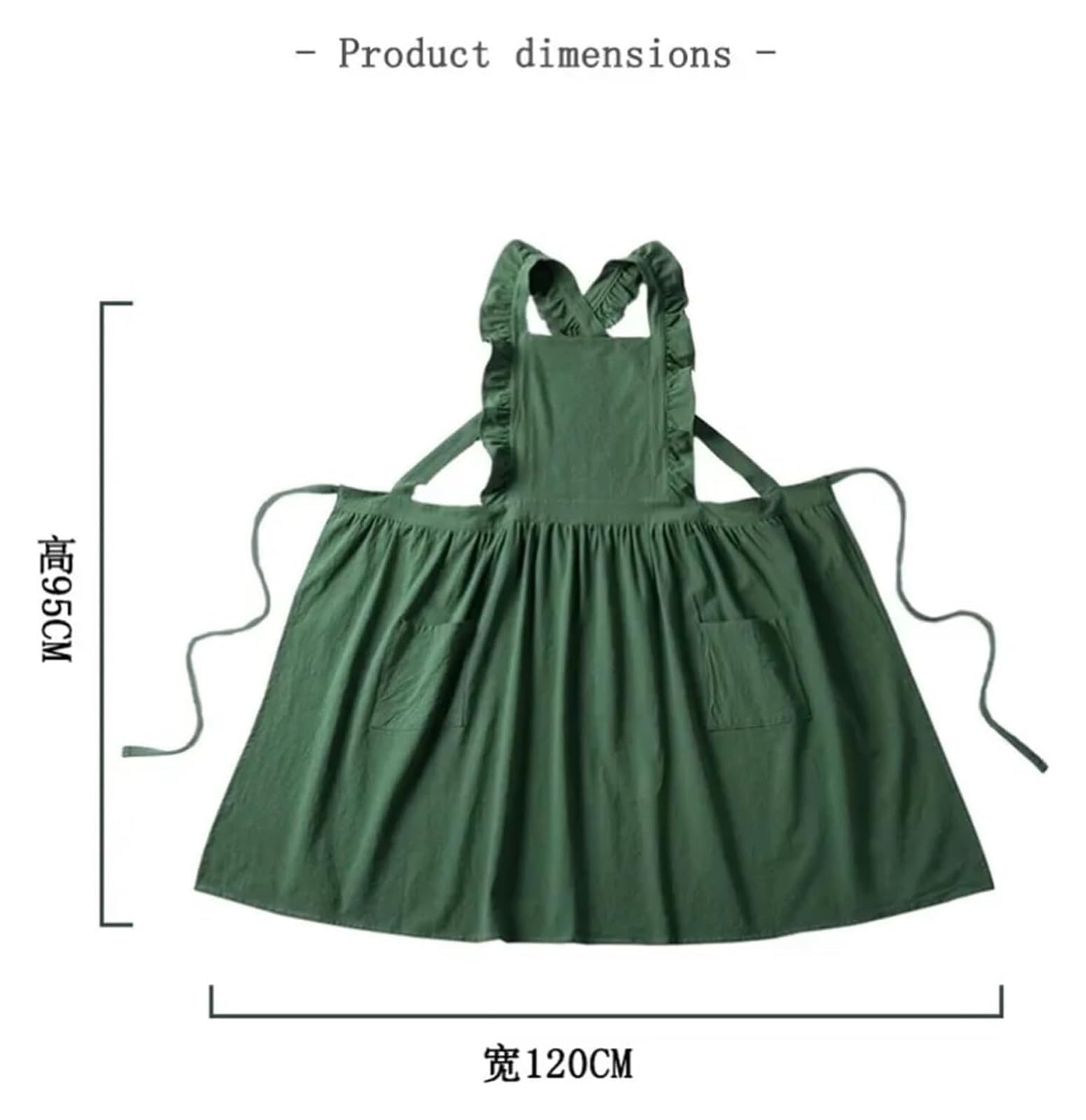 KeuLen Grembiule da cucina, grembiule in cotone da giardinaggio, caffetterie, grembiuli da cucina for donne, cucina, cottura, ristorante, retrò