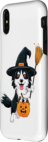 Miniatura 5 de iPhone 14 Pro Border Collie Halloween Witches Costume For Lover Dog Case