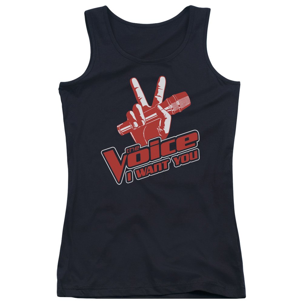 The Voice - Juniors Red And White Tank Top