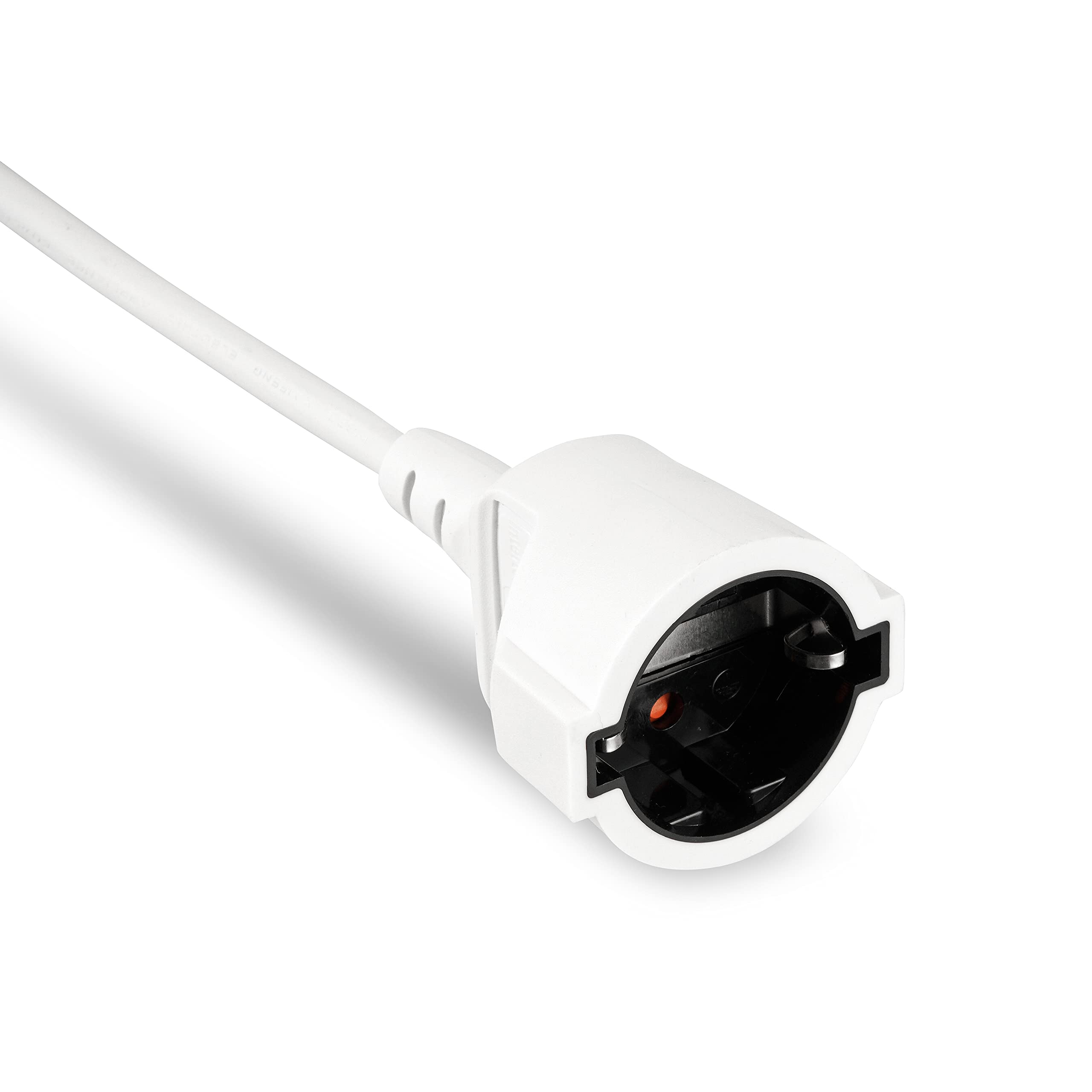 Prolunga Elettrica REV Ritter 10m Con Spina Di Protezione - Cavo H05VV-F 3G1,5 Mm² Arancione Per Interni - Foto 2