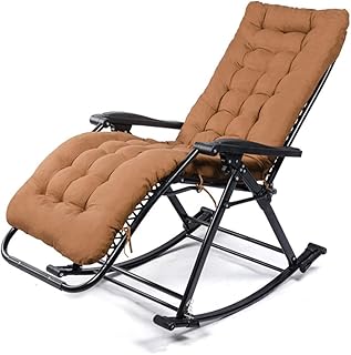 HZH Espreguiçadeira cadeira de gravidade zero ao ar livre reclinável cadeira de gravidade zero ajustável dobrável pátio chaise lounges com almofada de algodão antiderrapante e travesseiro para