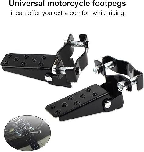 Miniatura 2 de Reposapiés de motocicleta, reposapiés plegable, pedal de acero universal para motocicleta retro, ATV Scooter
