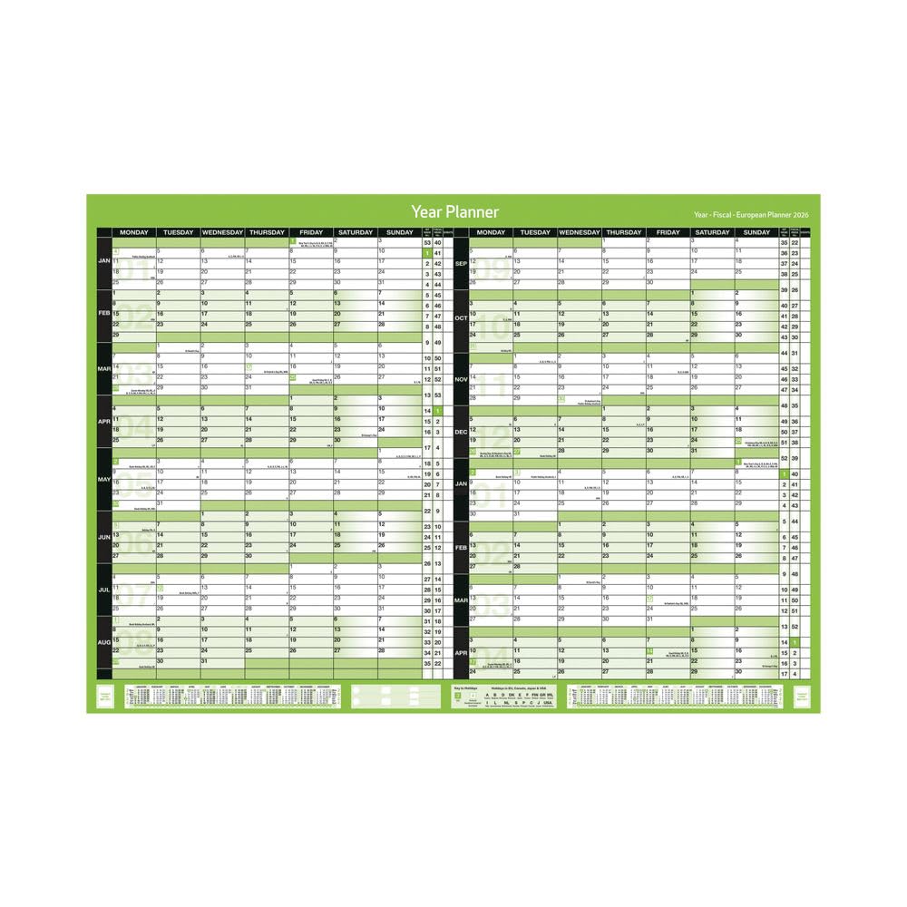 Janrax 2026-2027 A1 16 Month Unmounted Planner