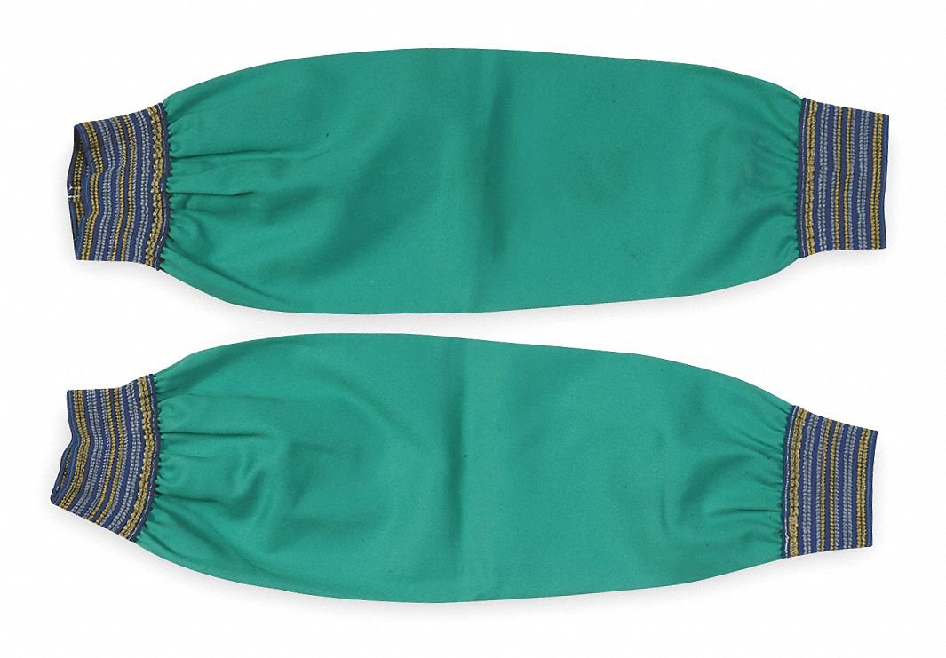 Flame Resistant Sleeve, Green, Cotton