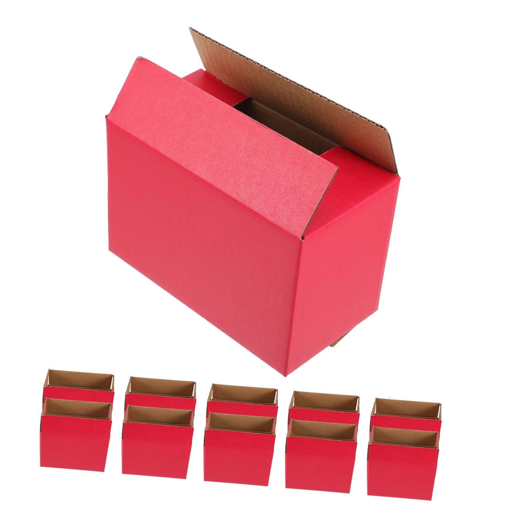 VERDANVERSE 12 Stück Geschenkkartons aus Papier Rechteckige Aufbewahrungsboxen Leicht und Langlebig für Geburtstag Hochzeit und Büro