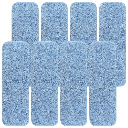 20 inch Microfiber Mop Replacement for Rubbermaid Commercial: Commercial Microfiber Dust Mop Refills Reusable Wet&Dry Mop Refills Fit for Any Microfiber Flat Mop System 18