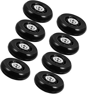 Mipcase 8 Ruedas Para Maletas De Viaje Resistentes De Goma Color Negro