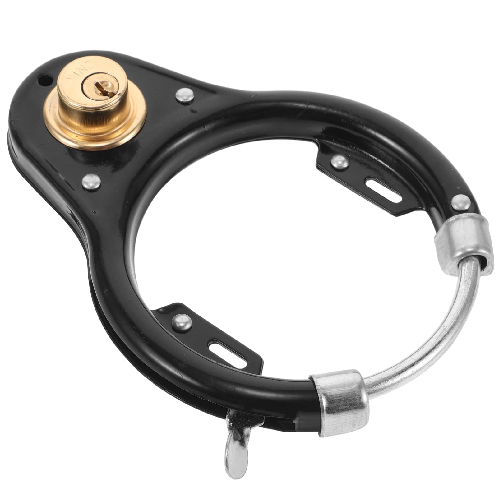 Happyyami Lucchetto per Bici in Lega di Zinco e Acciaio Resistente all Usura Adatto Mountain Bike Biciclette Standard e Scooter Facil Usare Fissare Telai o Manubri