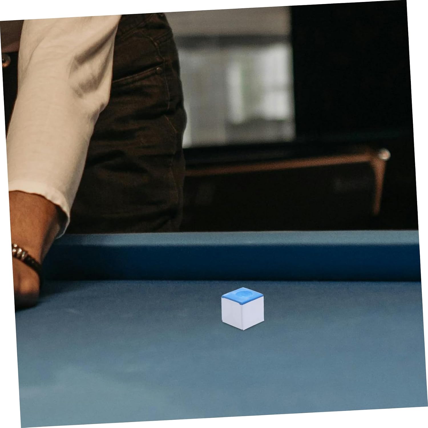 BESPORTBLE 12Pcs Billiard Chalk Cubes for Pool Tables Essential Accessory for Enhanced Cue Performance Durable and Portable Chalk for Home Bars and Tournaments