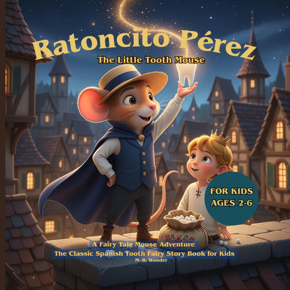 Ratoncito Pérez: The Little Tooth Mouse: A Fairy Tale Mouse Adventure — The Classic Spanish Tooth Fairy Story Book for Kids: 2 (Wonder Tales; Classic Storytime Series)