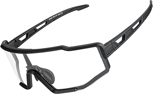 Miniatura 1 de ROCKBROS Gafas de sol fotocromáticas para hombres y mujeres, gafas de ciclismo deportivas, protección UV, resistentes al viento, gafas de bicicleta