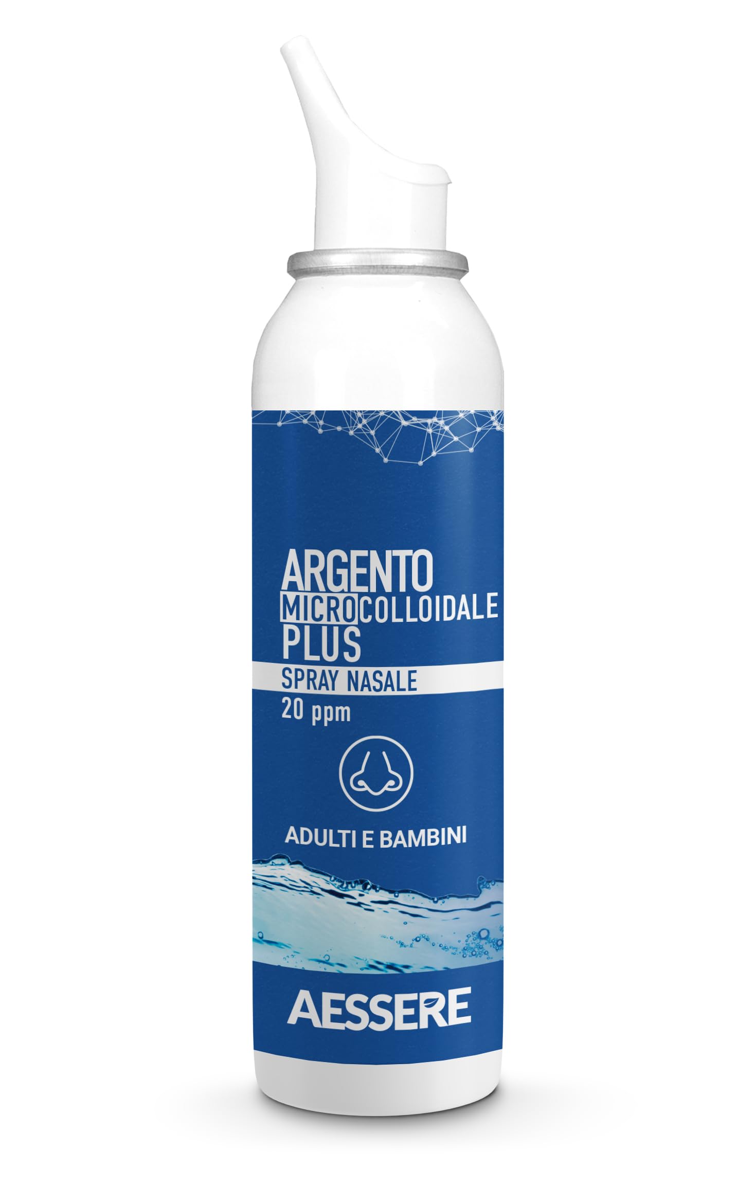 Argento Colloidale Plus Nasale Spray - 20 PPM, 100 ml