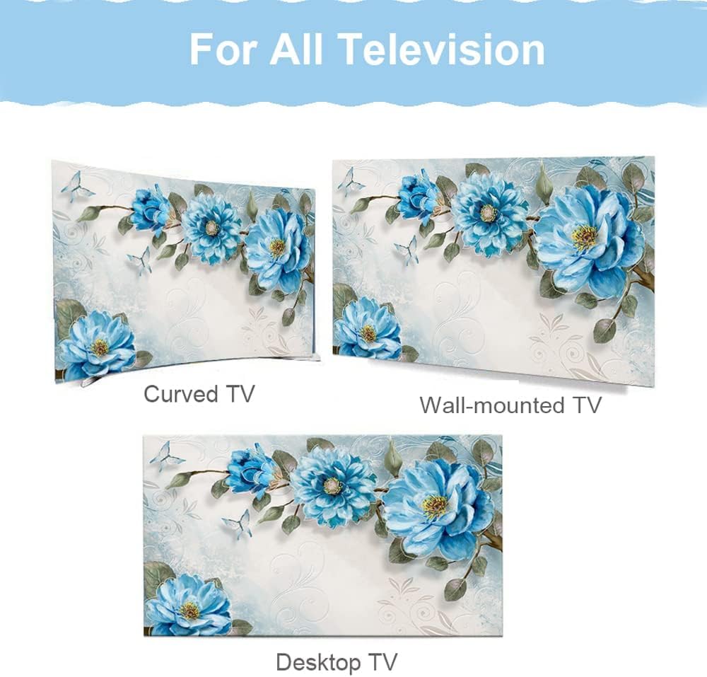 Housse Décorative Pour Télévision,Protecteur D'écran En Tissu