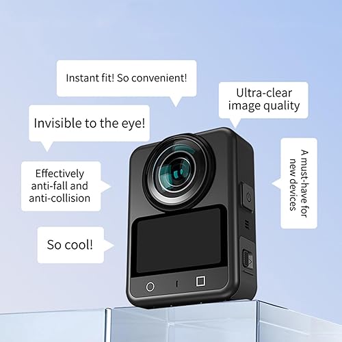 Miniatura 8 de Cubierta protectora de lente para cámara DJI Osmo 360, protector de lente a presión de PC duro compatible con DJI Osmo 360 Accesorios de cámara de