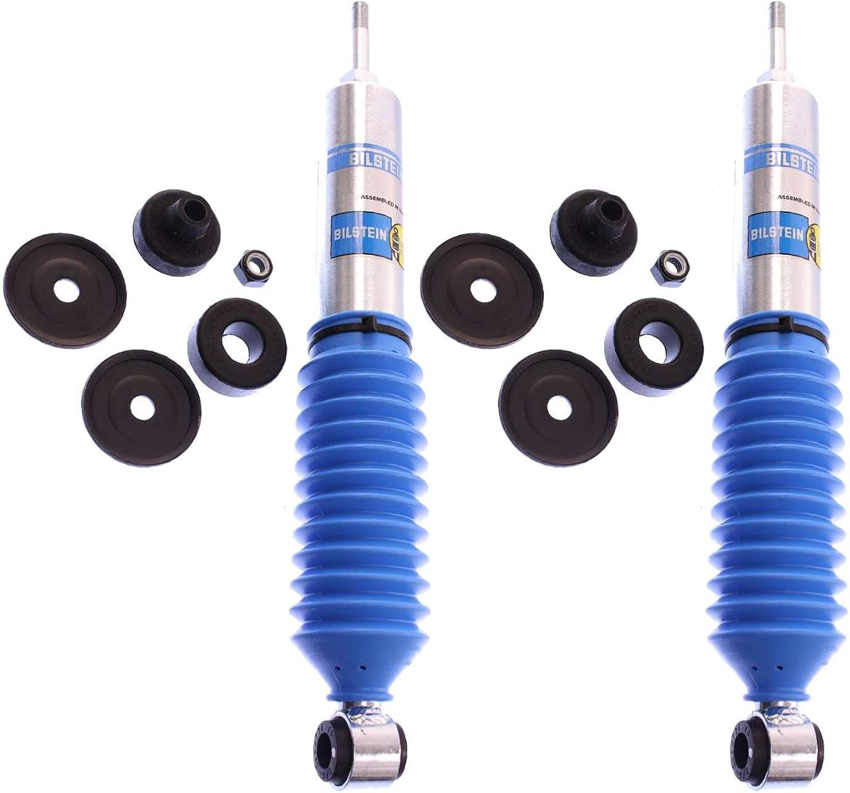 Bilstein 33-187570 Par de amortiguadores delanteros para E350 Super Duty 1999 2023 - Válvula estándar HD para uso comercial y HD - Más firme