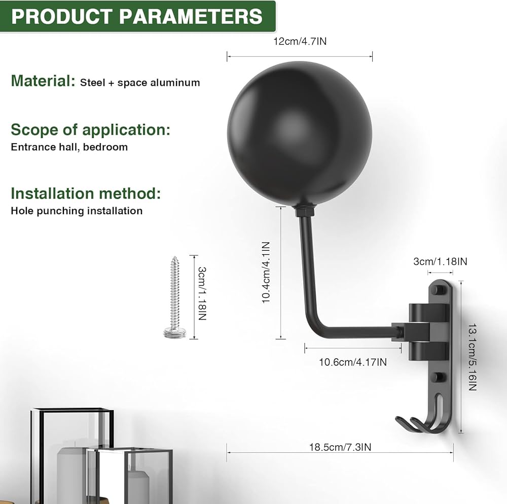 Brynlex 3 En 1 Support Pour Casque Moto Polyvalent, Porte De