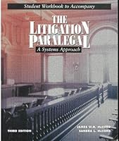 Litigation Paralegal: A Systems Approach Workbook 0314207023 Book Cover