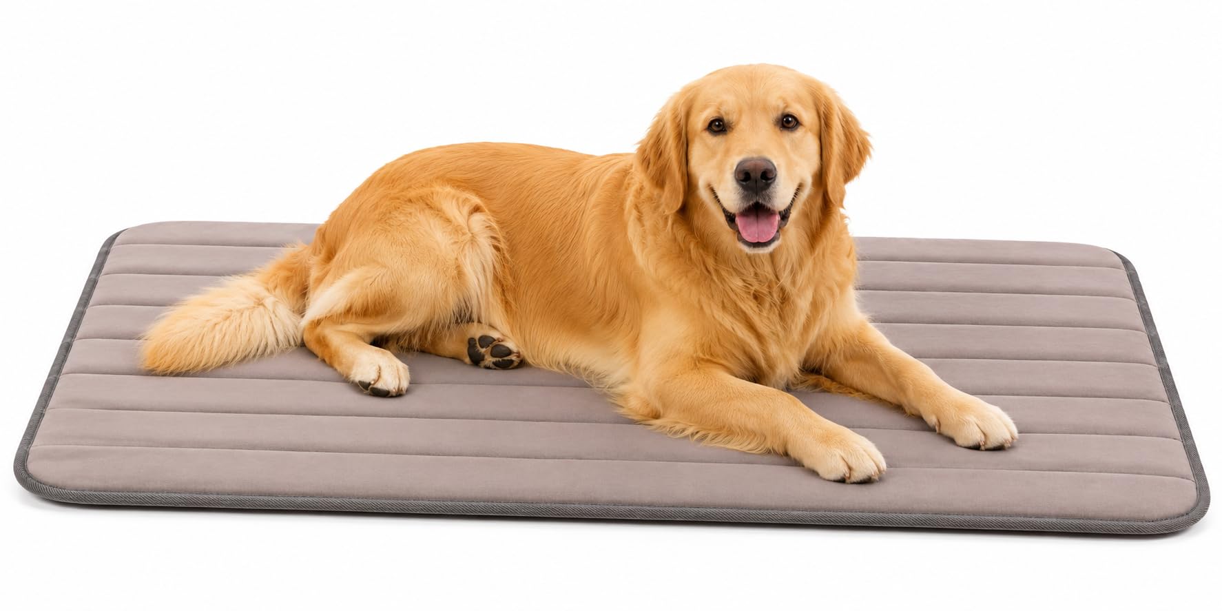 Panier chien grand confort 116 x 69 cm avec mousse mémoire de forme